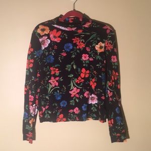 Anthropologie Mauve Mock Turtle Neck